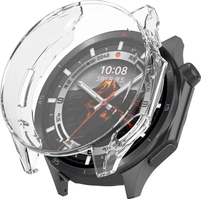 Obrázek produktu pro Pro OnePlus Watch 3 43mm Galvanizovaný plný kryt TPU Ochranné pouzdro Transparentní