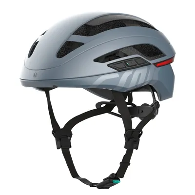 Produktbild von Fahrradhelm CRNK Angler Alpha - Metallic Blue - M - Bluetooth - LED - Blinker