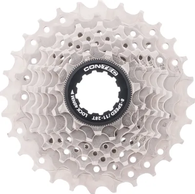 Immagine prodotto di Cassetta Contec Grad 8 velocità 11-28 T.Shim.Hg Sil/Nero