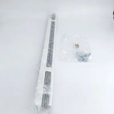 Zdjęcie produktu dla Żaluzja aluminiowa bez wiercenia, biała, 80 x 175 cm, wraz z uchwytami zaciskowymi