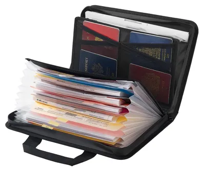 Image de Poche de rangement pour documents, résistante au feu, jusqu'à 1000 °C