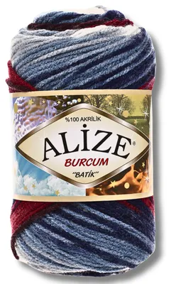 Obrázek produktu pro Alize 1x 100g příze Burcum Batik, barevný přechod, vhodná pro háčkování a pletení (2978)