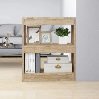 Obrázok produktu pre vidaXL Regál na knihy/rozdeľovač izieb Sonoma Oak 60x30x72 cm
