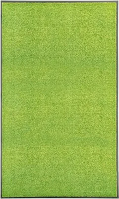 Produktbild von Fußmatte in Grün, waschbar, 90 x 150 cm