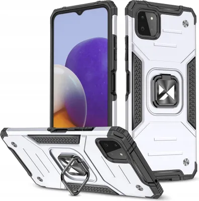 Produktbild von Wozinsky Panzertasche mit Griff für Samsung Galaxy A22 4G Silber