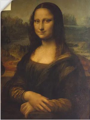 Produktbild von ARTland Wandbild, selbstklebend Mona Lisa. Um 1503 Größe: 30x40 cm