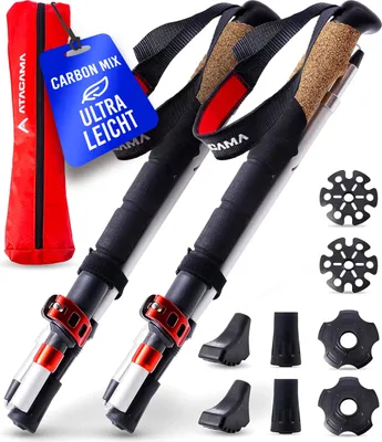 Obrázek produktu pro Atacama Z 15733 M DS V1, Unisex, Teleskopický, Trekking, Úchop typu I, Korek, Flick Lock