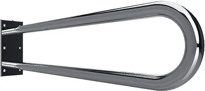Produktbild von BELP Stützgriff in U-Form Edelstahl poliert 100x250x829 mm, 120 kg Traglast für Bad & WC >> zum Bohren