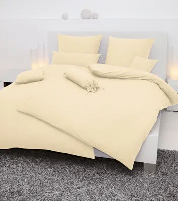 Produktbild von Janine Design Piano Bettwäsche-Garnitur Farbe creme Größe 200x200 + 2x 80x80 cm