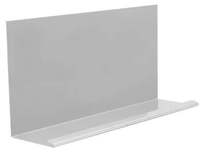 Produktbild von INEFA Winkelblech Dach mit Wasserfalz aus Aluminium 200cm, Silber, Alublech für Dachentwässerung, hoher Kantenschutz,  Germany