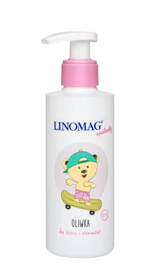 Obrázok produktu pre Linomag Olivový olej na Starostlivosť o Pokožku Detí a Dojčiat od Narodenia 200ml