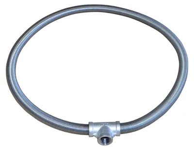 Läuterspirale aus Edelstahl 1 m, Ø 19,4 cm, 1/2 Zoll Anschluss