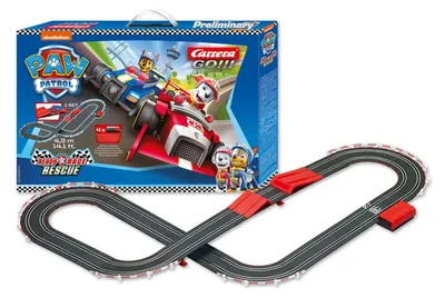 Produktbild von Carrera GO!!! PAW Patrol Ready Race & Rescue, Rennauto- & Schienen-Set, 5 Jahr(e), Mehrfarbig