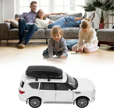 Produktbild von 1:32 Schaal Auto Modell - Legierung Diecast Modellauto - Mini Fahrzeuge Spielzeug mit Sound und Licht für Jungen und Mädchen ab 3 Jahren (Weiß)