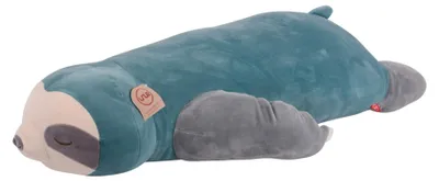 Image de Coussin de peluche Luiaard, 100 cm, idéal comme coussin de soutien pour dormir sur le côté