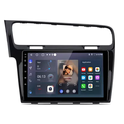 Produktbild von 2+64G 10“ CarPlay Android 15 Autoradio GPS NAVI WIFI BT DAB+ SWC USB Für VW Golf 7 VII MK7 2013-2020