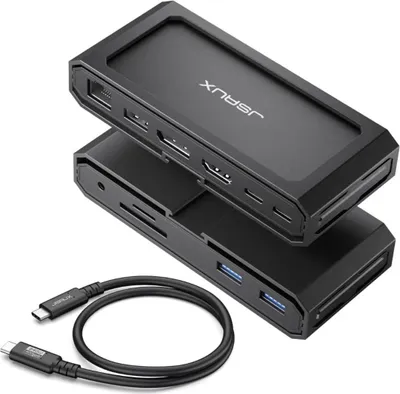 Zdjęcie produktu dla JSAUX Stacja dokująca 11w1 do Steam Deck, 100W 4K 120Hz, adapter do konsoli Steam Deck, akcesoria do konsoli Steam Deck