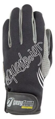 Imagen del producto de Aquadesign Greydown: Guantes de neopreno para deportes acuáticos, color gris oscuro, talla XL