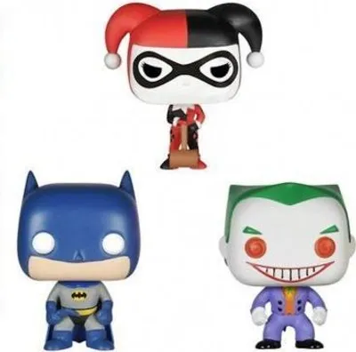 Imagen del producto de FUNKO Figure Pop! Batman, Pack de 3 figuras, Colección, Películas y series de televisión