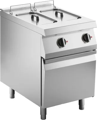 Zdjęcie produktu dla Elektrická fritéza KBS, 2 nádrže, každá s objemom 10 litrov, 18 kW, 600 x 730 x 900 mm, pripravená na pripojenie