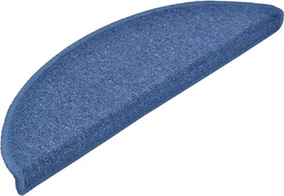 Obrázok produktu pre vidaXL Podložky na kroky 20 ks 56x17x3 cm Modrá polkruhová
