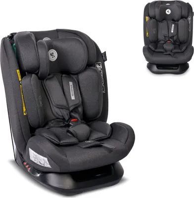 Produktbild von Lorelli Kindersitz Scorpius i-Size (40-150cm) verstellbar 5-Punkt-Gurt bis 36 kg schwarz