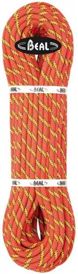 Imagen del producto de Cuerda para escalada, 9 8 mm, 80 metros de longitud, color naranja sólido, marca BEAL