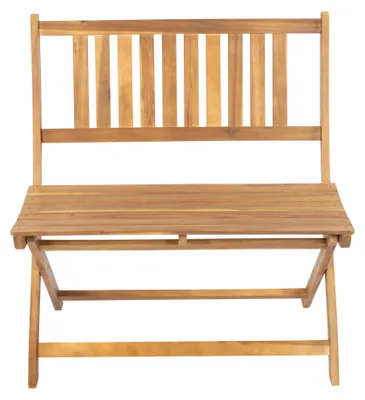 Produktbild von Möbelretoure Gartenbank Akazie 80 cm Sitzbank klappbar SKARA