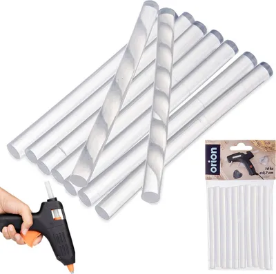 Produktbild von Orion Klebesticks Klebepatronen für Heißklebepistole Klebepistole Nachfüll-Klebesticks 10 Stk. 0,7 cm