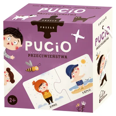 Produktbild von Nasza Księgarnia Pucio Puzzle 20 Elemente Gegensätze