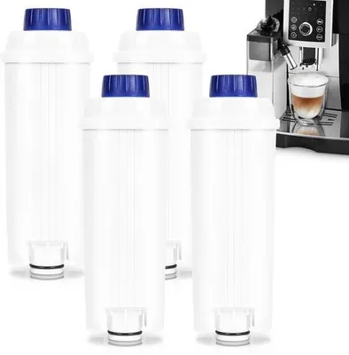 Image de Filtre à eau quadruple pour machines à café, modèle compatible avec la Delonghi SER3017 DLS C002, kit pour machine à expresso