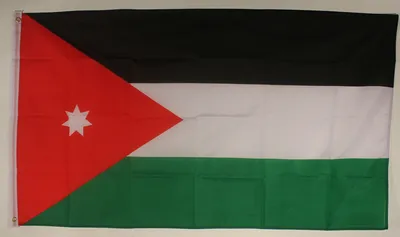 Produktbild von Flagge Fahne : Jordanien Nationalflagge Nationalfahne