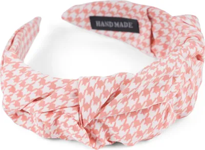 Produktbild von styleBREAKER Damen Haarreif mit Hahnentritt Muster in dezenter Rüschen Optik, Haarband Pepita, Haarschmuck 04027044