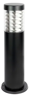 Produktbild von Gartenbeleuchtung Edelstahl E27 IP44 50 cm hoch Schwarz rund Modern Außenleuchte