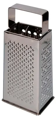 Immagine prodotto di Grattugia a 4 lati in acciaio inox (24 x 11 x 7,5 cm)
