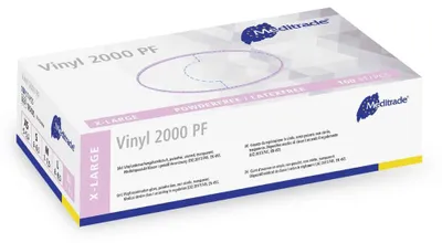 Produktbild von Meditrade Vinyl 2000, 100 Stück, Größe XL - B07PNPXLFL | Packung (100 Stück)