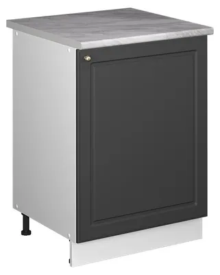 Produktbild von Spülenunterschrank Vicco Fame-Line Anthrazit-Gold Landhaus/Weiß 60 cm, Model 62182