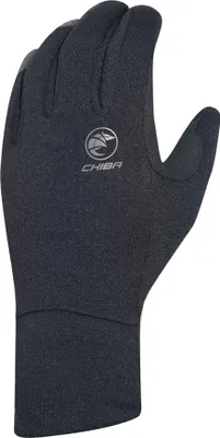 Produktbild von CHIBA Polarfleece - Radhandschuhe schwarz S, Polartec, Touchfinger, Silikondr...
