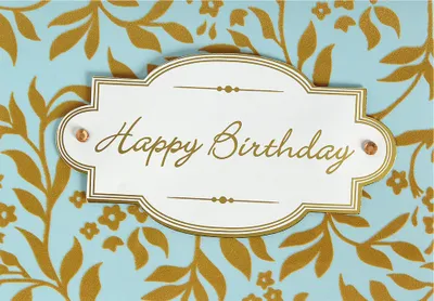 Produktbild von Geburtstag Glückwunschkarte im Format 115x17cm mit Umschlag