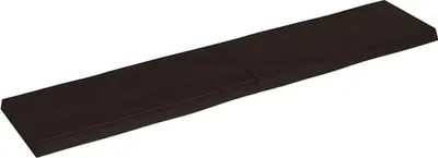 Produktbild von vidaXL Tischplatte 180x40x(2-6) cm Massivholz Behandelt Baumkante