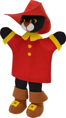 Produktbild von Handpuppe Der Gestiefelte Kater 34 cm Mehrfarbig, 26412A
