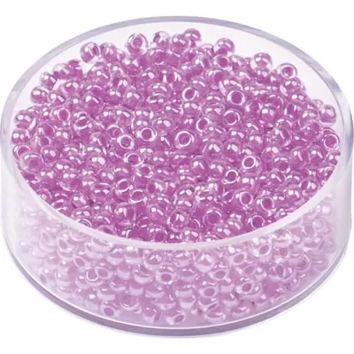 Produktbild von KNORR PRANDELL 213105318 Böhmische Rocailles Ø 2,5 mm Glas orchidee