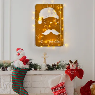 Produktbild von Wallity, XMASGOLD - 006, Wandskulptur, Gold, 100 % METALL, 39 x 59 cm