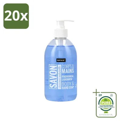 Produktbild von 20 x Sence Handseife Provencal Lavendel - 500 ml - Großpackung - 20 Stücke