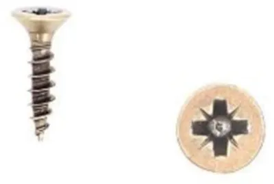 Produktbild von 1 Set bestehend aus 6 Schrauben, 4x18 mm, verzinkt, im Stil "Florence Antique". Set mit 6 Stück