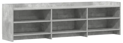 Zdjęcie produktu dla Szafka pod telewizor vidaXL 168 x 33 x 47 cm, kolor szary betonowy, materiał drewnopochodny