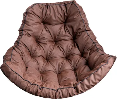 Produktbild von TexDeko® Ecolen Hängesessel Kissen Outdoor für Hängekorb mit UV-Schutz & Anti-Rutsch Boden (Braun)