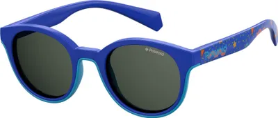 Produktbild von Polaroid Kinder PLD 8036/S Blue 42/19/125 Kinder Sonnenbrillen