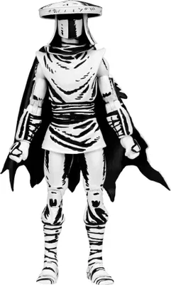Produktbild von Teenage Mutant Ninja Turtles Actionfigur Elite Foot Ninja Guard Black & White 18 cm