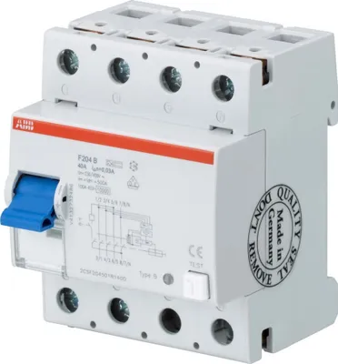 Produktbild von Stotz S&J FI-Schutzschalter F204B+63/0,03 2CSF204701R1630